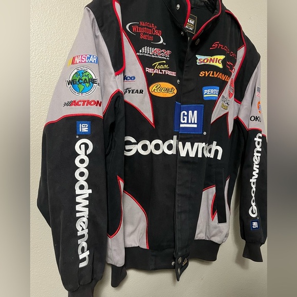 Vintage 90s Chase NASCAR Goodwrench Racing Jacket Size M Streetwear Y2K Retro - Picture 2 of 14